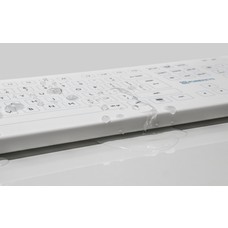 Purekeys Medical Keyboard 104 keys IP66, compact size, wireless