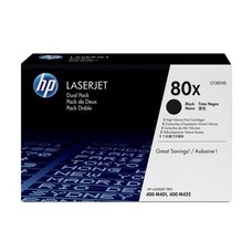 HP 80X Origineel Zwart 2 stuk(s)