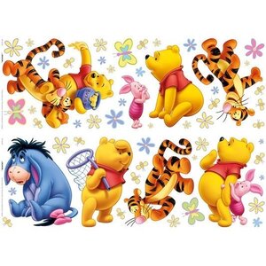 Winnie de Poeh Winnie de Poeh Muurstickers - 54 stuks - Decofun