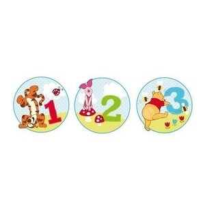 Winnie de Poeh Winnie de Poeh Foam Muurstickers - 3 stuks - Decofun