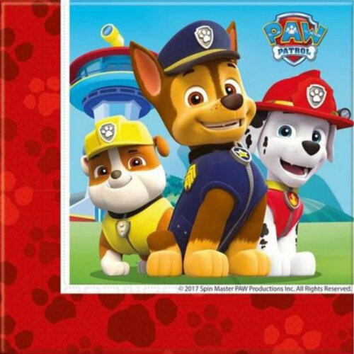 Paw Patrol Paw Patrol Servetten - 20 stuks