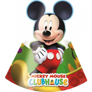 Mickey Mouse 6 Mickey Mouse Feesthoedjes - Disney