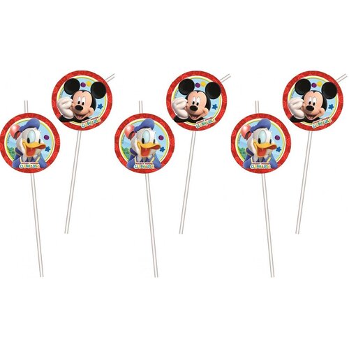 Mickey Mouse Mickey Mouse Rietjes - 6 stuks