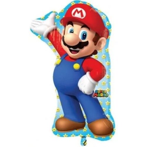 Super Mario Super Mario Folie Ballon - Hervulbaar