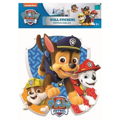 Paw Patrol Paw Patrol Muursticker Schild Chase, Rubble, Marshall