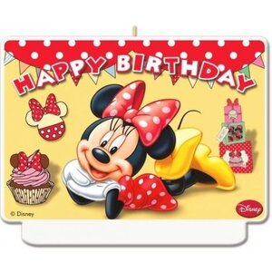 Minnie Mouse Minnie Mouse Verjaardagstaart Kaars