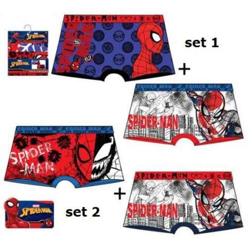 Spiderman Spiderman Boxershort (set van 2) - Maat 116/128