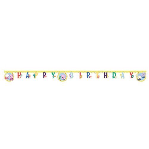 Peppa Pig Peppa Pig Letterslinger 'Happy Birthday'