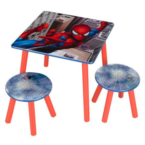 Spiderman Spiderman Tafel met 2 Krukjes - Marvel