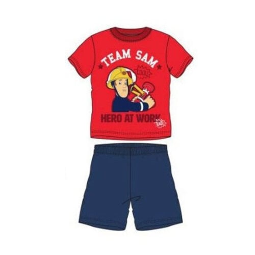 Brandweerman Sam Brandweerman Sam Shortama - Blauwe Short