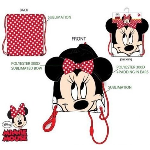 Minnie Mouse Minnie Mouse 3D Gymtas / Zwemtas / Rugtas - Disney