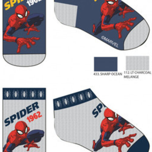Spiderman Spiderman Sneakersokken - 1 paar