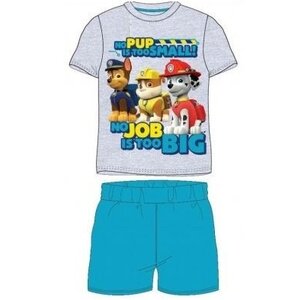 Paw Patrol Paw Patrol Shortama - Grijs/Blauw - Maat 122