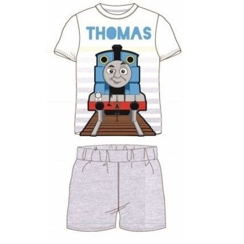 Thomas de Trein Thomas de Trein Shortama - Grijs/Wit