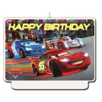 Disney Cars Verjaardagstaart Kaars - Formula