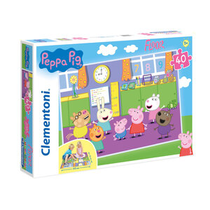 Peppa Pig Peppa Pig Vloerpuzzel - 40 stukjes - Clementoni