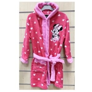 Minnie Mouse Minnie Mouse Badjas - Hartjes - Maat 122