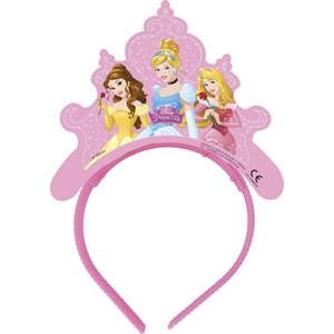Disney Princess 4 x Disney Princess Kroontjes / Tiara's Roze