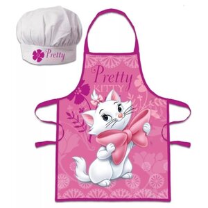 Marie Cat Marie Cat Keukenschort met Koksmuts - Disney Aristocats Marie Cat Marie Cat Keukenschort met Koksmuts - Disney Aristocats