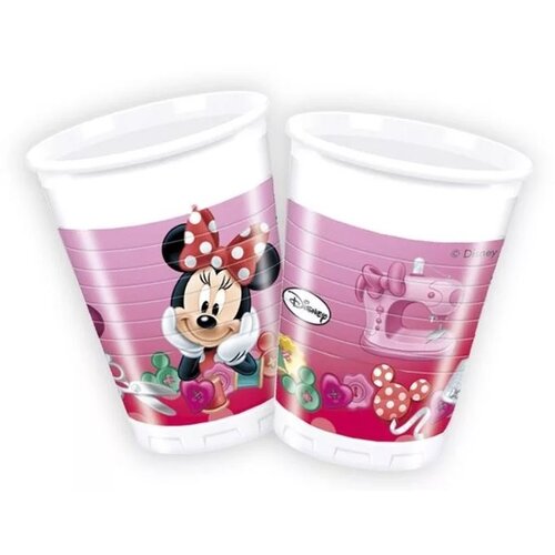 Minnie Mouse Minnie Mouse Feestbekers - 8 stuks