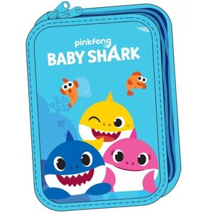 Baby Shark Baby Shark Gevulde Etui - 2 laags