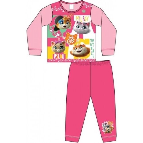 44 Cats 44 Cats Pyjama - Roze/Roze