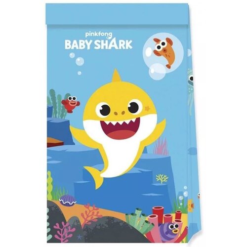 Baby Shark 4 Baby Shark Uitdeelzakjes - Pinkfong