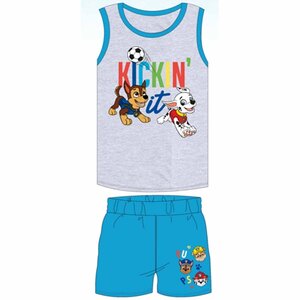 Paw Patrol Paw Patrol Zomersetje - Aqua/Grijs