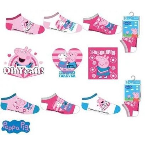 Peppa Pig Peppa Pig Sneakersokken - 3 paar