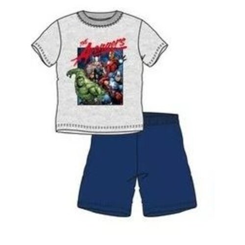 Avengers Avengers Shortama - Grijs/Blauw