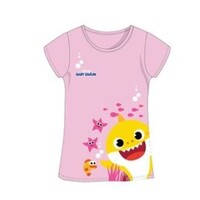 Baby Shark T-shirt - Licht Roze - Maat 116