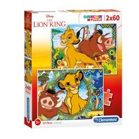 Lion King Puzzel - 2x60 stukjes - Clementoni