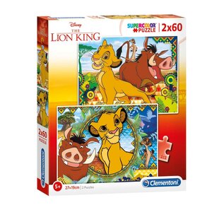 Lion King Lion King Puzzel - 2x60 stukjes - Clementoni