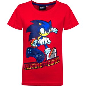 Sonic Sonic T-shirt - Rood - Maat 104