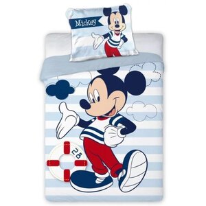 Mickey Mouse Mickey Mouse Baby Dekbedovertrek 100 x 135 cm - Marine