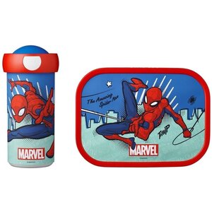 Spiderman Spiderman Lunchset: Broodtrommel met Schoolbeker - Mepal