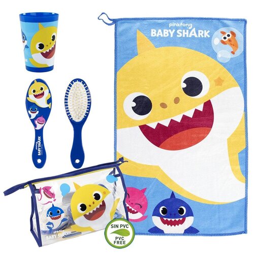 Baby Shark Baby Shark Toilettas Gevuld - 5 Delig