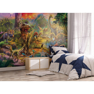 Dinosaurus / Jurassic World Dinosaurus Posterbehang Landscape - Walltastic