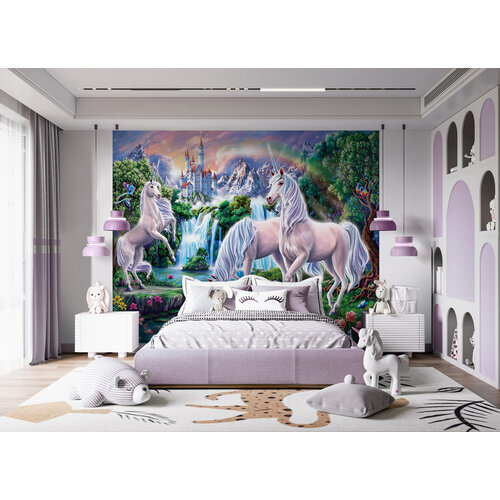 Eenhoorn Unicorn Poster Behang Paarden Paradise - Walltastic