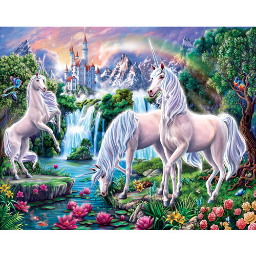 Eenhoorn Unicorn Poster Behang Paarden Paradise - Walltastic