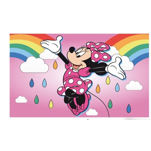 Minnie Mouse Minnie Mouse Vloerkleed / Badmat - Rainbow