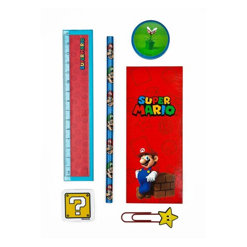 Super Mario Super Mario Bureauset  - 7 delig