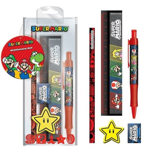 Super Mario Super Mario Stationary Set - 5 Delig