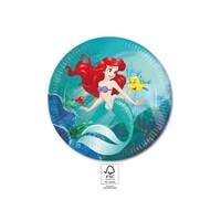 Disney Princess Ariel Feestbordjes - 8 stuks