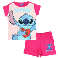 Lilo en Stitch Shortama - Fuchsia Love