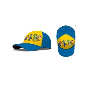 Super Mario Super Mario Baseball Cap - Blauw/Geel