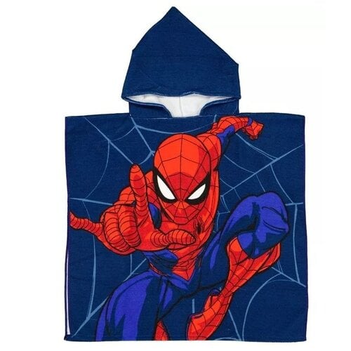 Spiderman Spiderman Badponcho - Sneldrogend