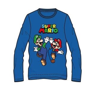 Super Mario Super Mario Longsleeve Shirt - Blauw