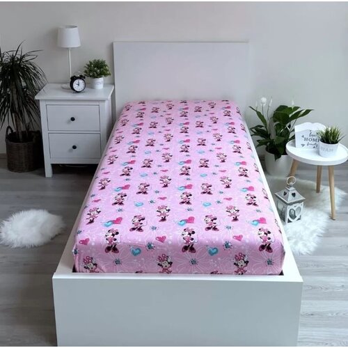 Minnie Mouse Minnie Mouse Hoeslaken 90x200 cm - Disney