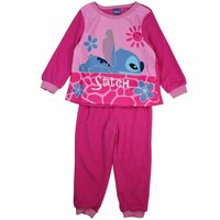 Lilo en Stitch Fleece Pyjama - Donker Roze
